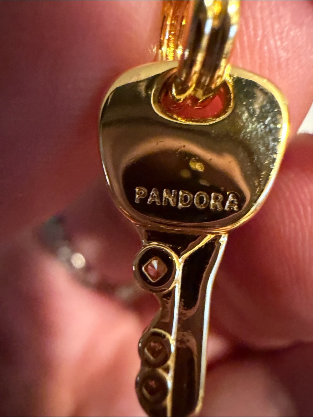 Pandora No Duplicates 14K Dangle Charm